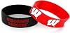 aminco NCAA unisex-adult Silicone Wide Bracelet, 2-Pack