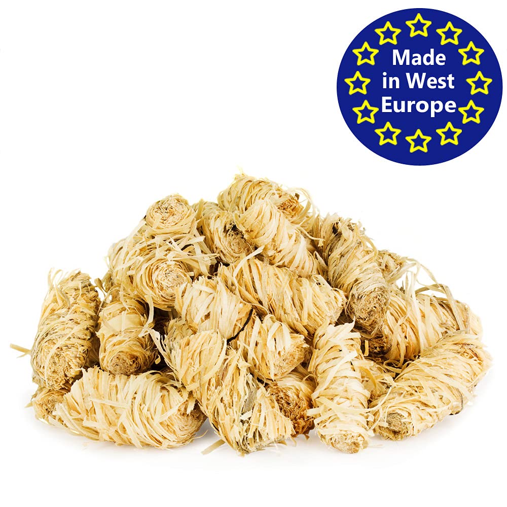 Zestaw wełny do rozpalania i drewna opałowego, drewno kominkowe, drewno 40 kg, buk, 1 kg, wełna do rozpalania, pieca kominkowego, koksownika, grilla, drewna opałowego, do użytku na zewnątrz, ognia, wosku, flamaster