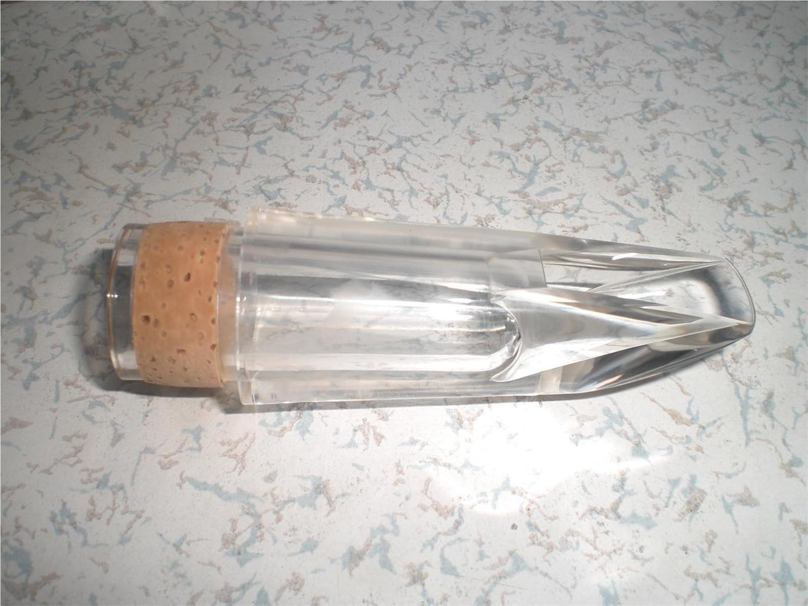 Bocchino for clarinetto in Sib da 1 pezzo Bocchino in cristallo for clarinetto B trasparente