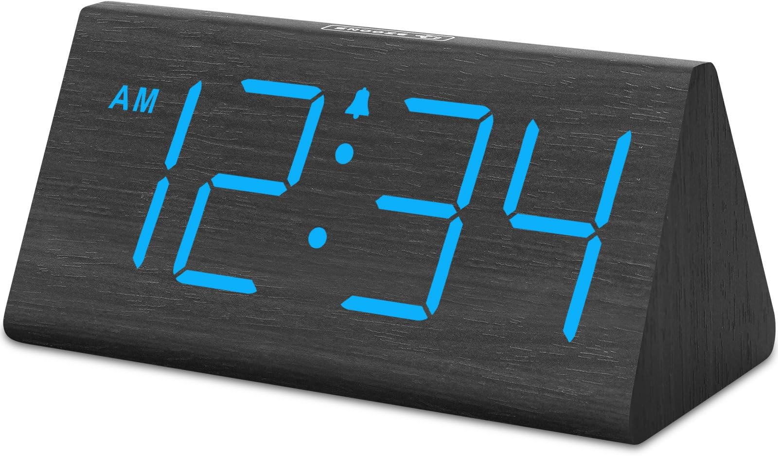 DreamSky Auto Set Alarm Clock for Bedroom, Digital Desk