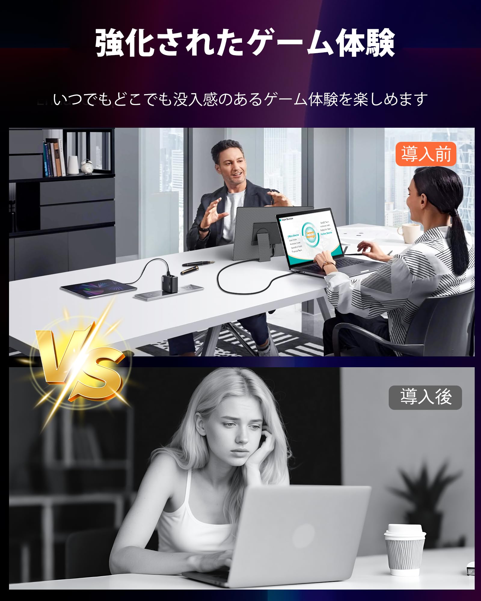 Amazon.co.jp: NGTeco モバイルモニター 16インチ 1920×1200 モバイル