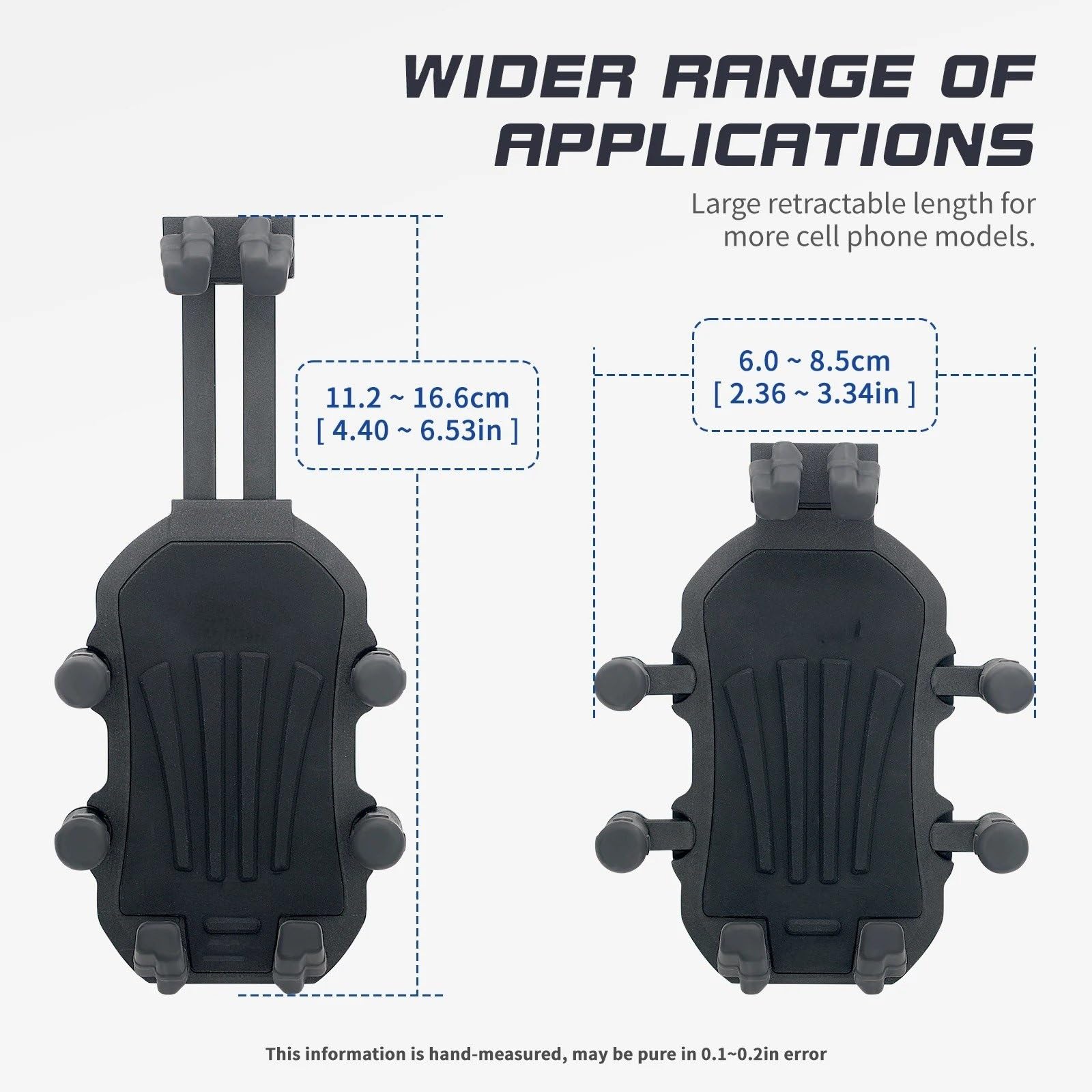 Support GPS Moto Support De Téléphone pour Moto avec Amortisseur Vibrations, Portable pour, Rotation Réglable, À Rotule pour