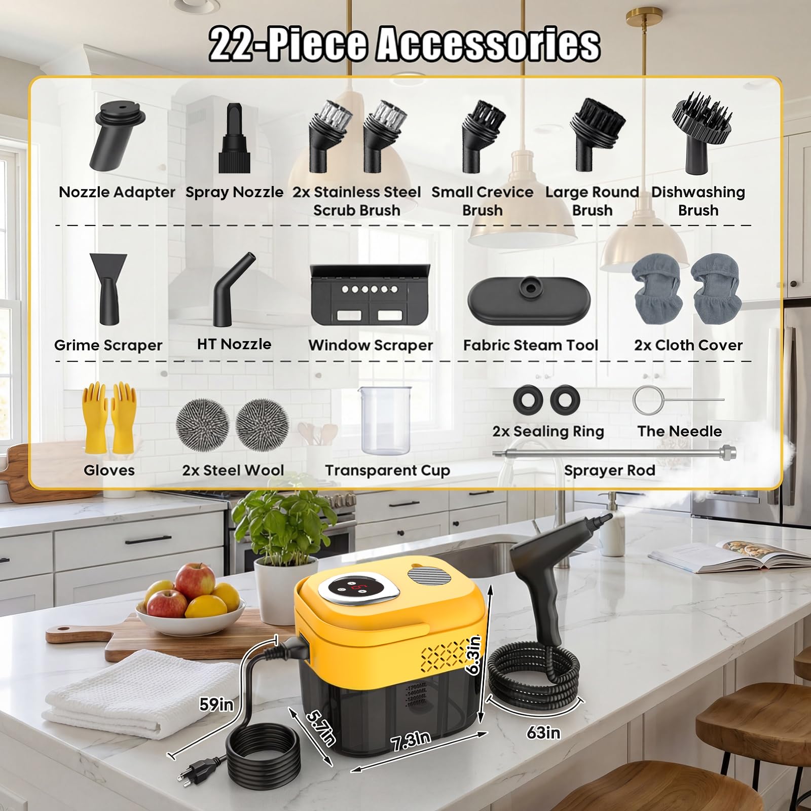 Amazon.com - DXD Handheld Steam Cleaner,New Generation 2500W High