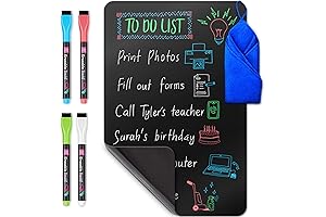 Mifflin-USA Magnetic Dry Erase Board for Fridge - The Perfect Organizational Tool for Your Kitchen