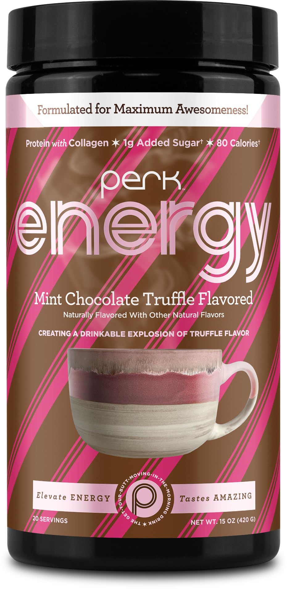 Amazon.com: Perk Energy Drink Mix (Mint Chocolate Truffle) 20