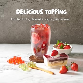 Bossen Bursting Popping Boba (KIWI, 4 tubs (29.04 lbs/case))