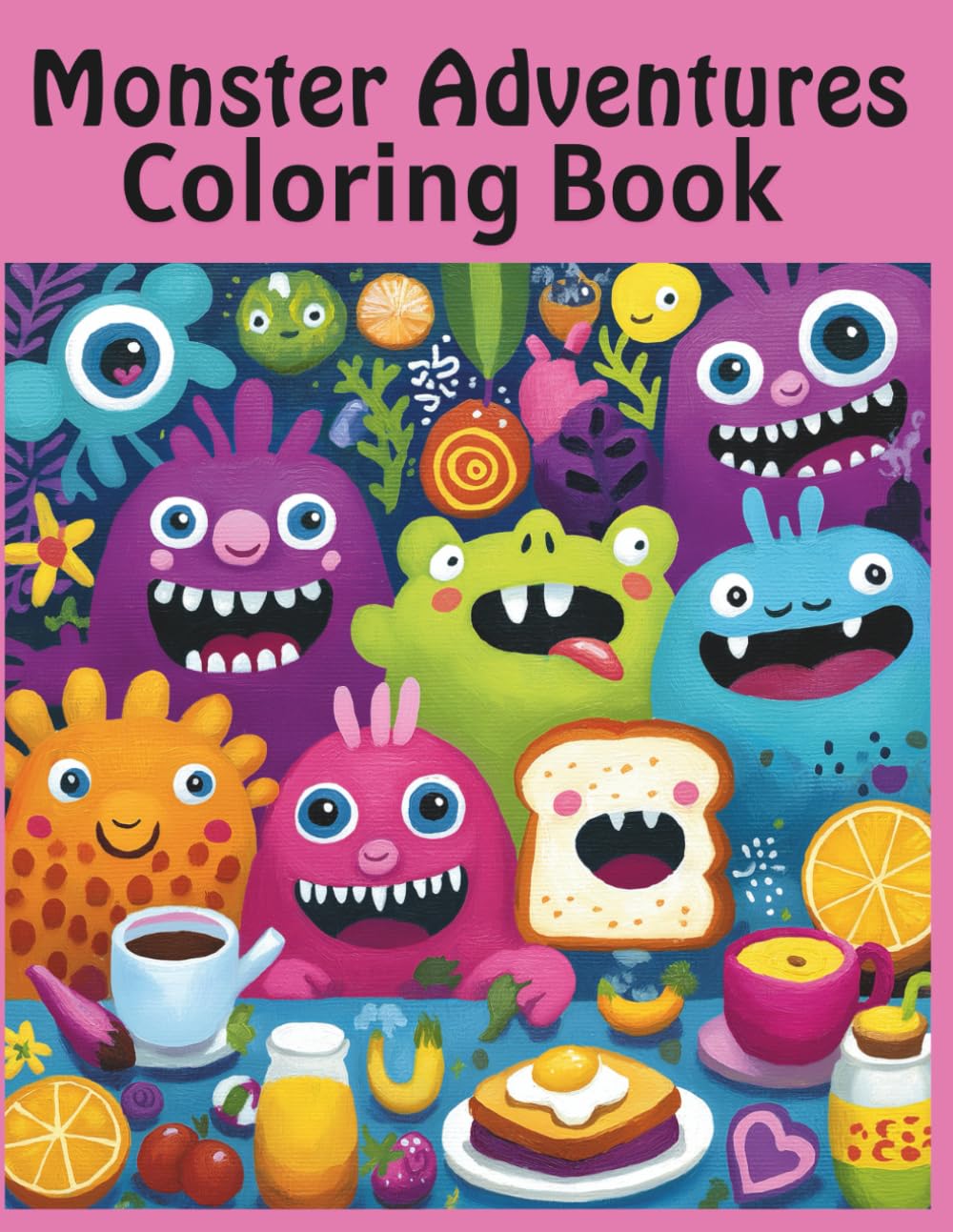 Monster Adventures Coloring Book