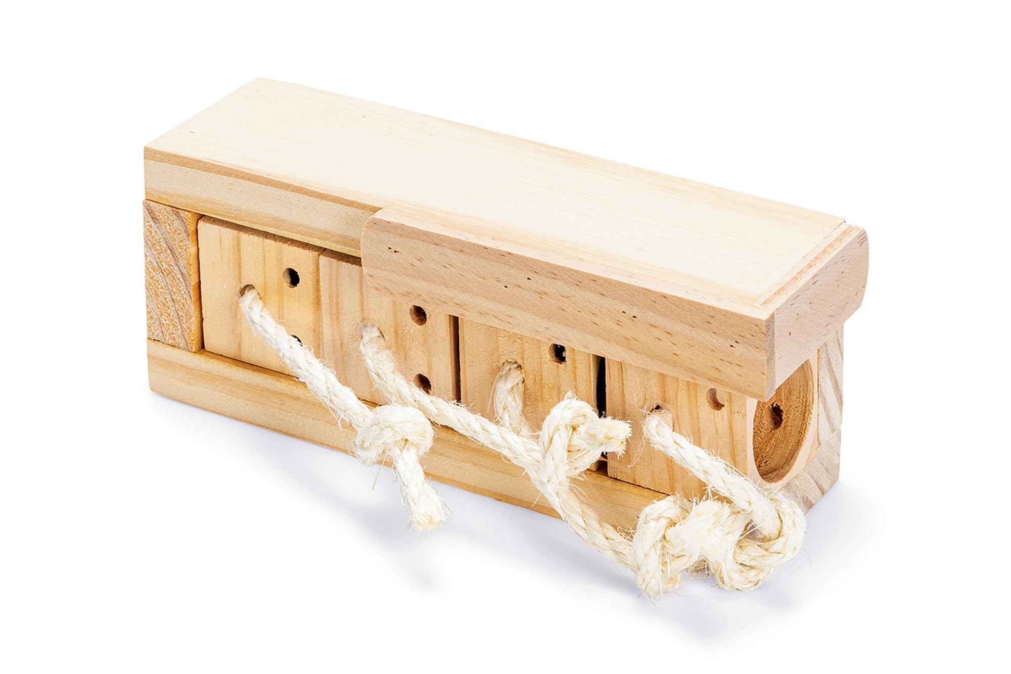 Karlie Rody Brain Train Cube, 4 klocki dł.: 21,5 cm szer.: 8,5 cm wys.: 7,5 cm naturalny