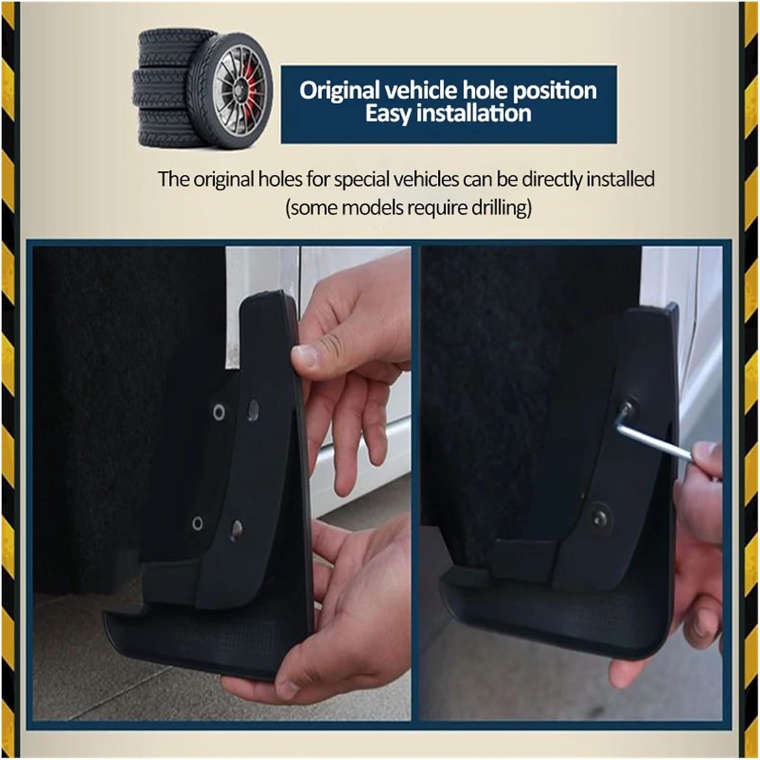 4 PCS Car Mud Flap，Compatible for KIA Rio 4 2018 2019~2023 Accessories，Compatible for Kia K2 FB Mudguards Splash Guard Front Rear Fenders Wheel Auto Parts