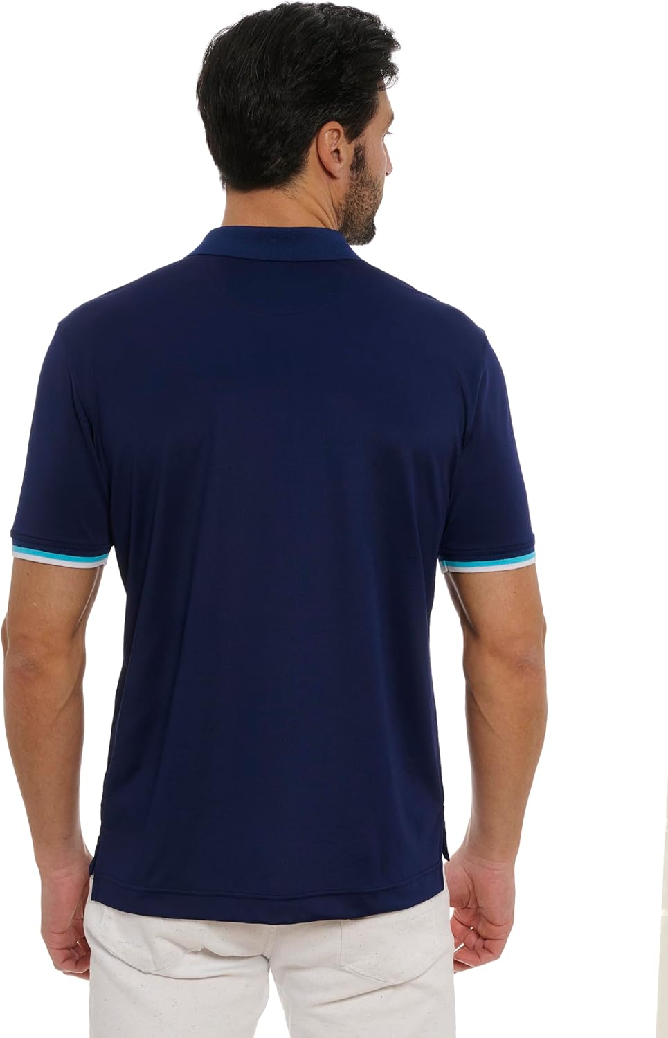 Robert Graham Mens Skull Dice Short Sleeve Knit Polo - Image 5