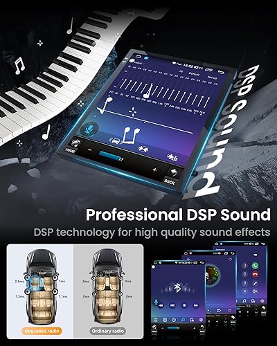 Miniatura 4 de 10.4 pulgadas Android 12 coche estéreo Ford Focus Radio actualización 2012-2018 con pantalla táctil 1024 * 768 RDS Auto con GPS Bluetooth 5GWiFi