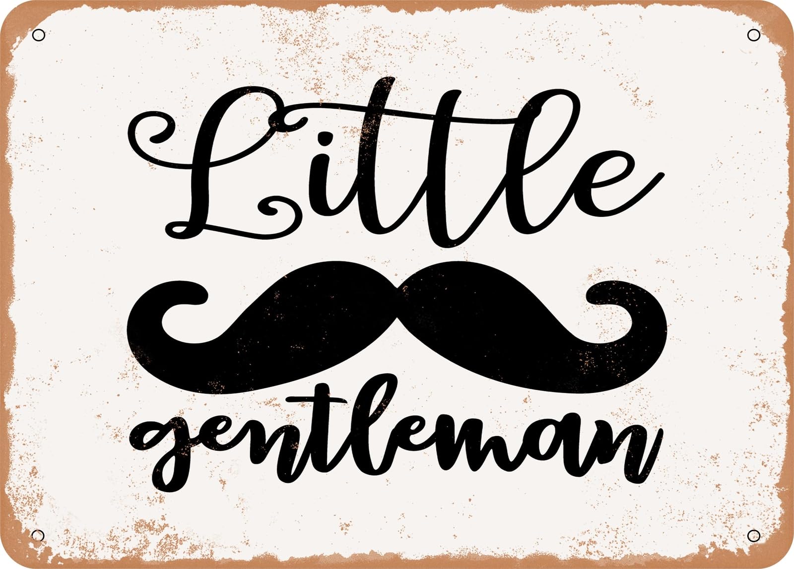 Metal Sign - Little Gentleman - Vintage Look Sign home decor