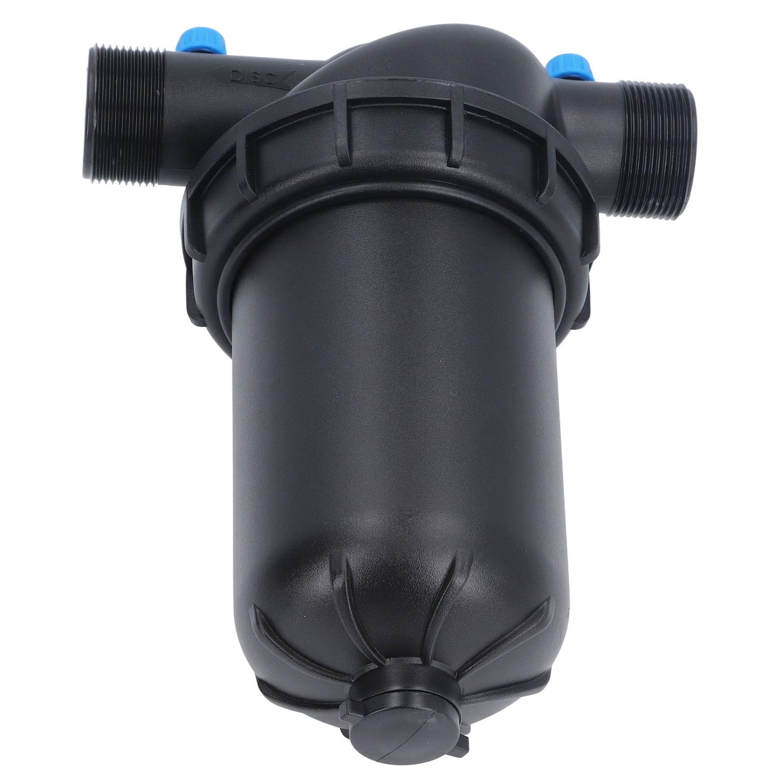 Wakects Filtro per Irrigazione a Goccia da Giardinaggio, Filtro per Irrigazione di Tipo T Resistente Ai Raggi Facile da Pulire per Paesaggio (Filtro a Disco da 1,5 Pollici)