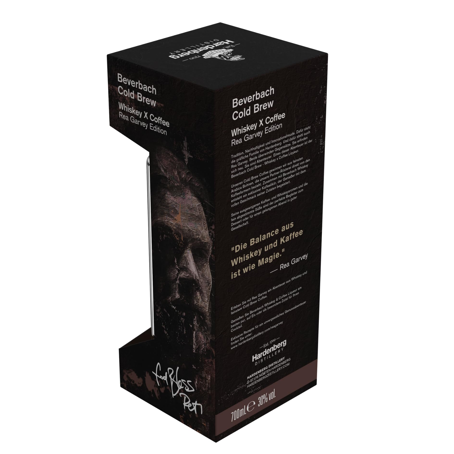 Beverbach Cold Brew - Whiskey X Coffee Liqueur I Rea Garvey Edition I in Geschenkhülle I Kaffeelikör I 100% Fairtrade Arabica Coffee I 30% vol. I 0,7 l (Packung mit 2)