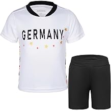 Unisex Kids Soccer Jersey for Girls Soccer Shirts Boy Football Outfits Soft Ideal Gift for Little Athlete 2-14 Years