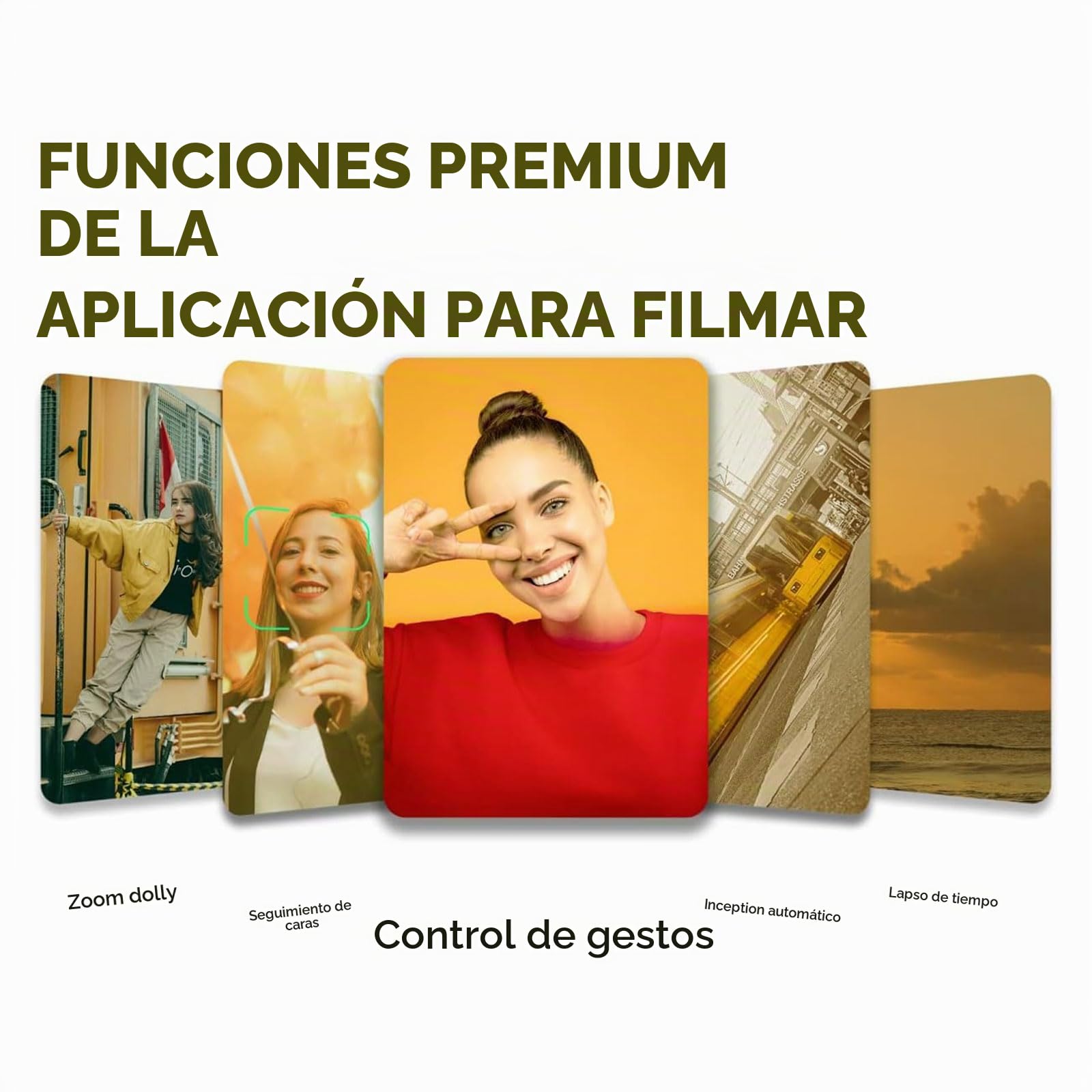 AOCHUAN Gimbal Estabilizador para iPhone de 3 Ejes, Estabilizador para Smartphone Portátil y Plegable, Gimbal para Teléfono para Grabación de Vídeo, Videoblogs, Youtube, TikTok, Smart X