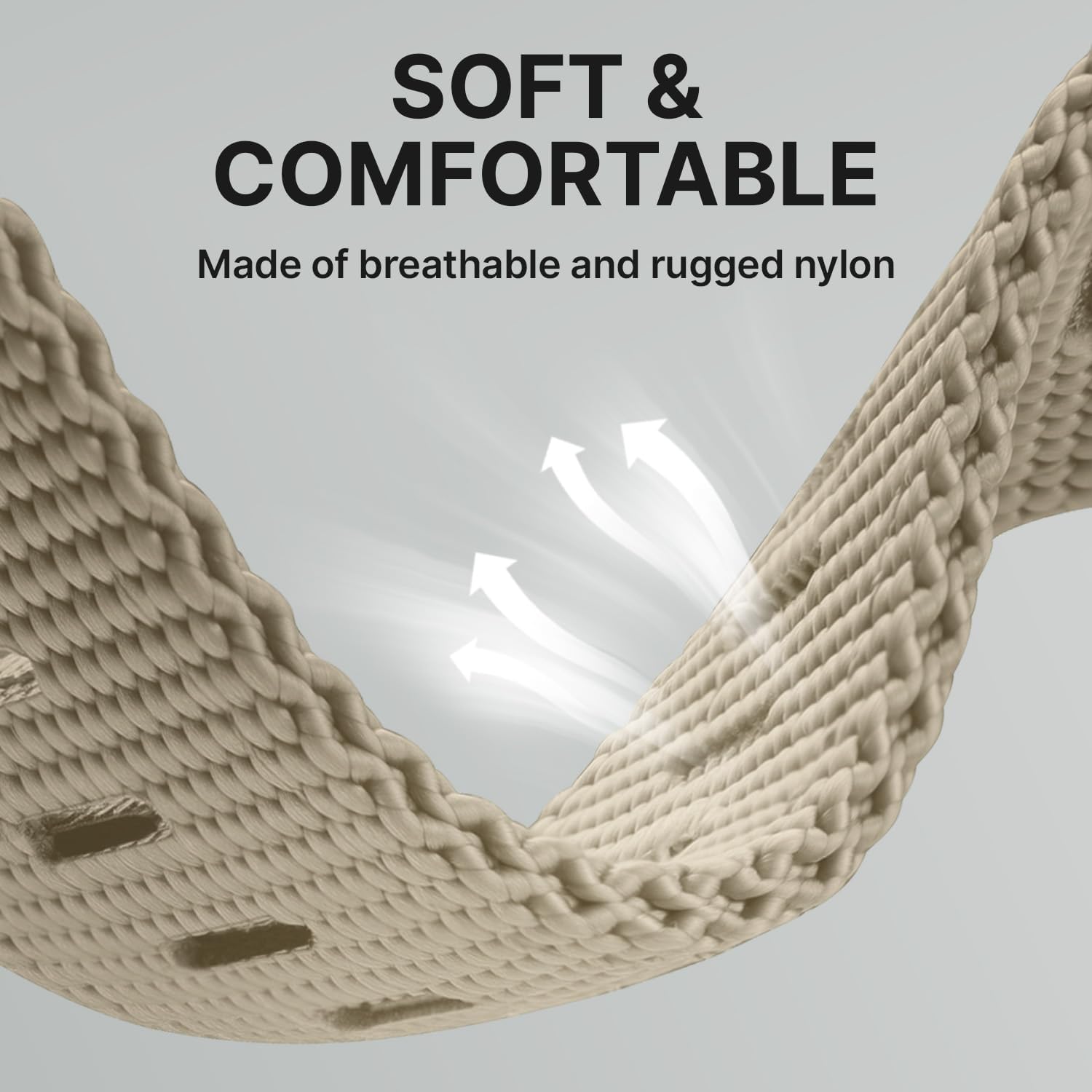 Bandletic Compatible with Garmin Instinct Watch Bands - 22mm Quick Fit Rugged Nylon Replacement Band for Fenix 8 E 47mm/7 6 Pro/5 Plus/Instinct 2 3 E 45mm/Forerunner 970 965/Approach S70 S62/Epix Pro - Image 6