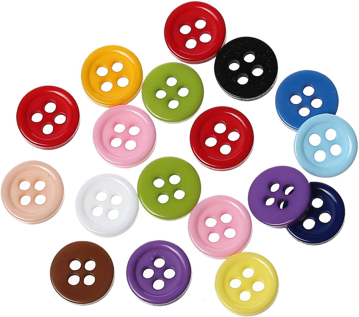 Buttons, Assorted Styles, Mixed Colors - Free Needle Threader! (Celtic Knot Design Button, 5/8", Shank) image 4