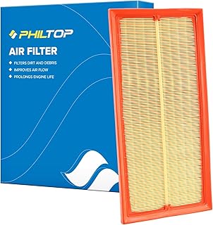 PHILTOP Engine Air Filter CA11062 Replacement for Land Rover Range Rover, Range Rover Sport, Discovery, LR4, 2010-2024, Flexible Panel