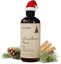 Kaizen Christmas Tree Scent Room Spray - Pine, Spruce & Cedarwood Scent, Long-Lasting Natural Evergreen Air Freshener for Home, Artificial Trees, Garlands & Festive Décor, 250ml Safe for Kids & Pets