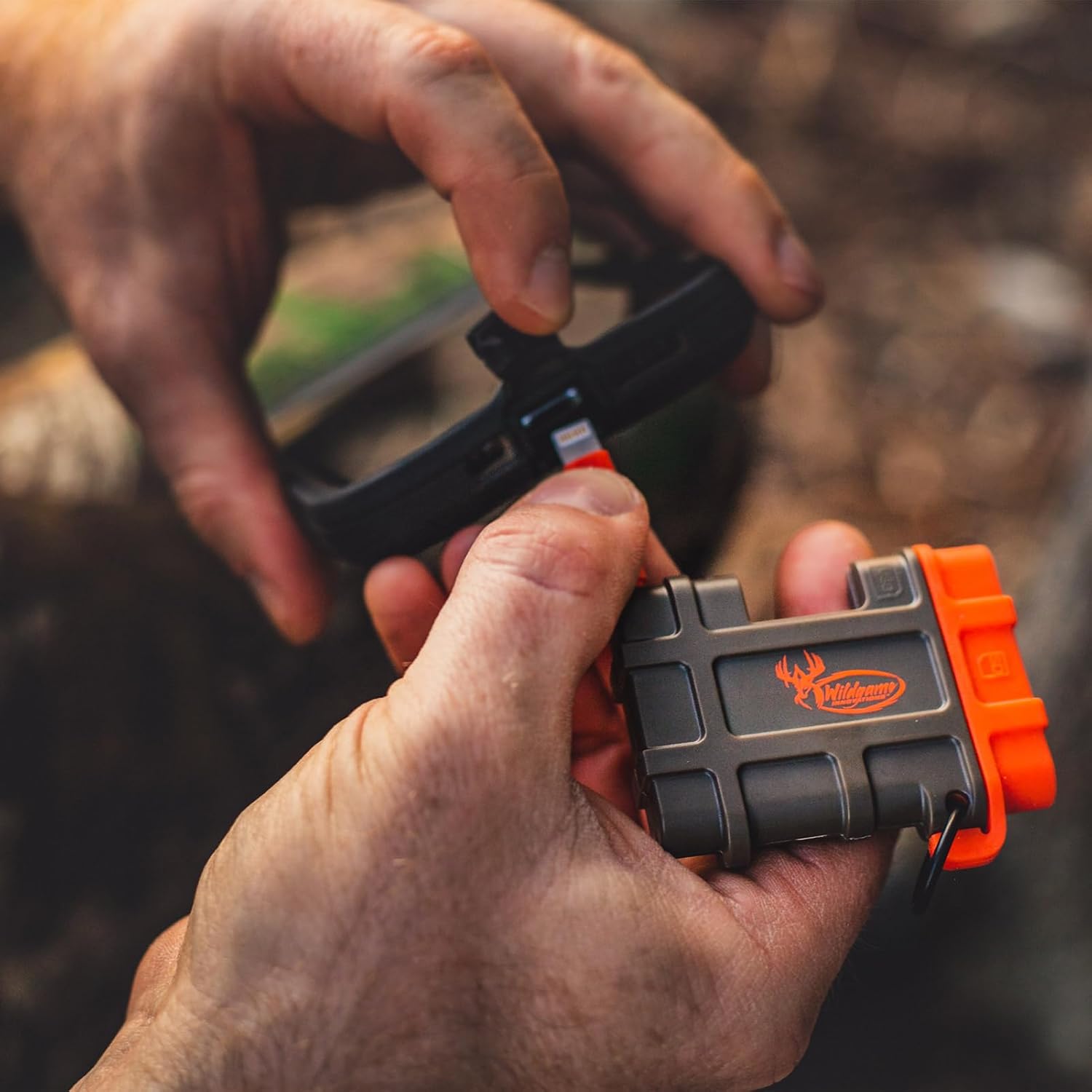 Wildgame Innovations SD Card Reader Compatible with Apple Devices | Compact Memory Card Reader for Smartphone | Trail Camera Accessory for Viewing Photos & Videos