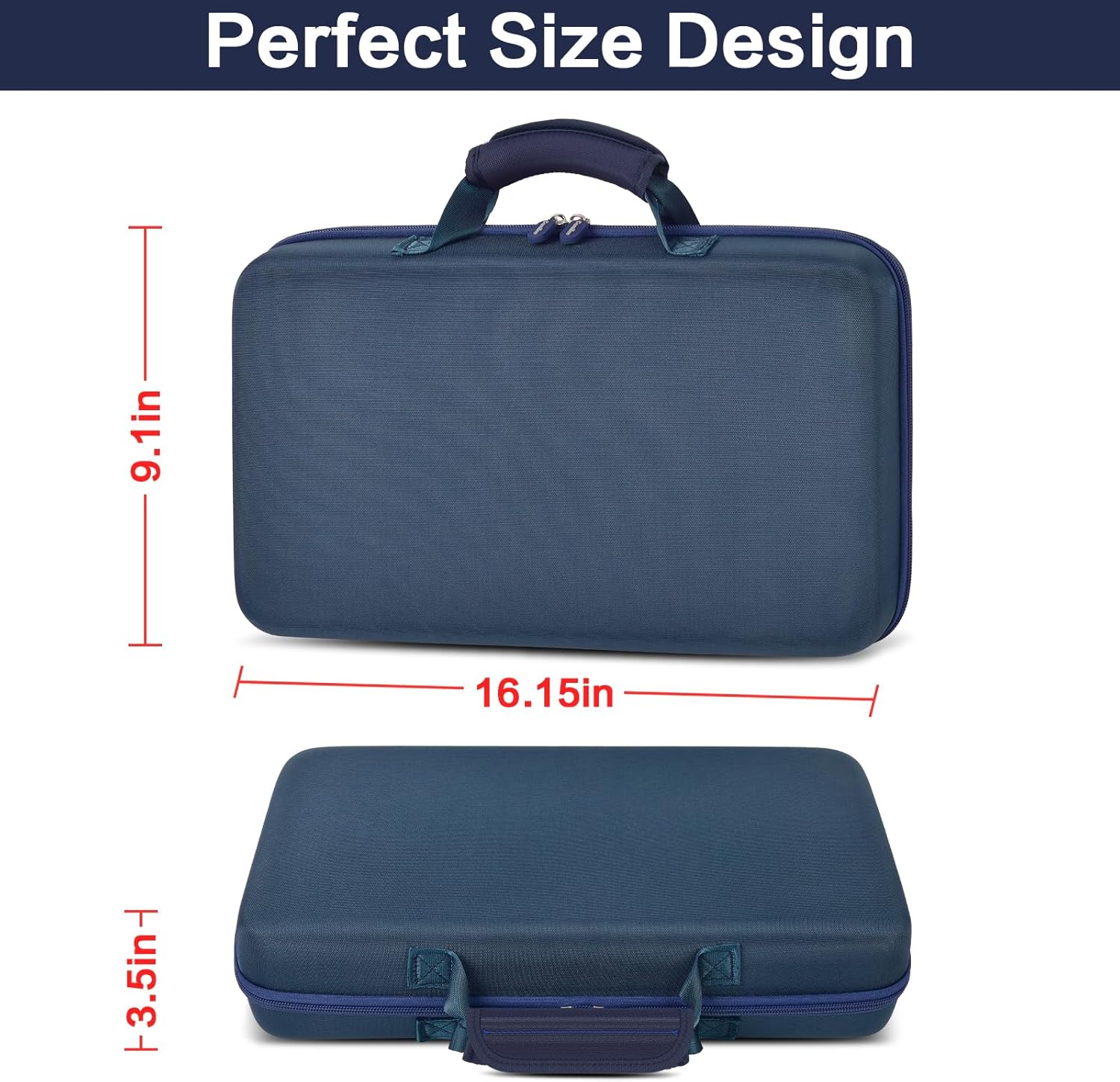 casmilee Knife Display Case for 64+ Pocket Knives, Folding Knives Cases for Collections, Butterfly Knife Storage Bag Holder Roll Organizer for Survival, Tactical, Outdoor, Kitchen, EDC Mini (Blue)