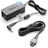 Replacement for HP Laptop Charger 65W 45W Computer Charger Smart Blue Tip Power Adapter - UL Listed, Extra Long Cord, Fast Charge