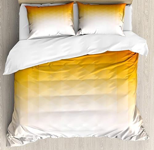 Miniatura 83 de Ambesonne Juego de funda de edredón color menta, líneas onduladas horizontales a rayas blancas abstractas de tonos suaves, exhibición de arte