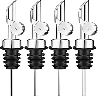 Pafuen Auto Liquor Pour Spout (4, Silver)
