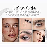 Vista 5 de DAGEDA Clear Eyebrow Setting Gel, 2 Pack Brow Fix Gel, Waterproof And Sweat-Proof Eyebrow Repair Liquid Brows Styling Beauty Salon Home Use Makeup