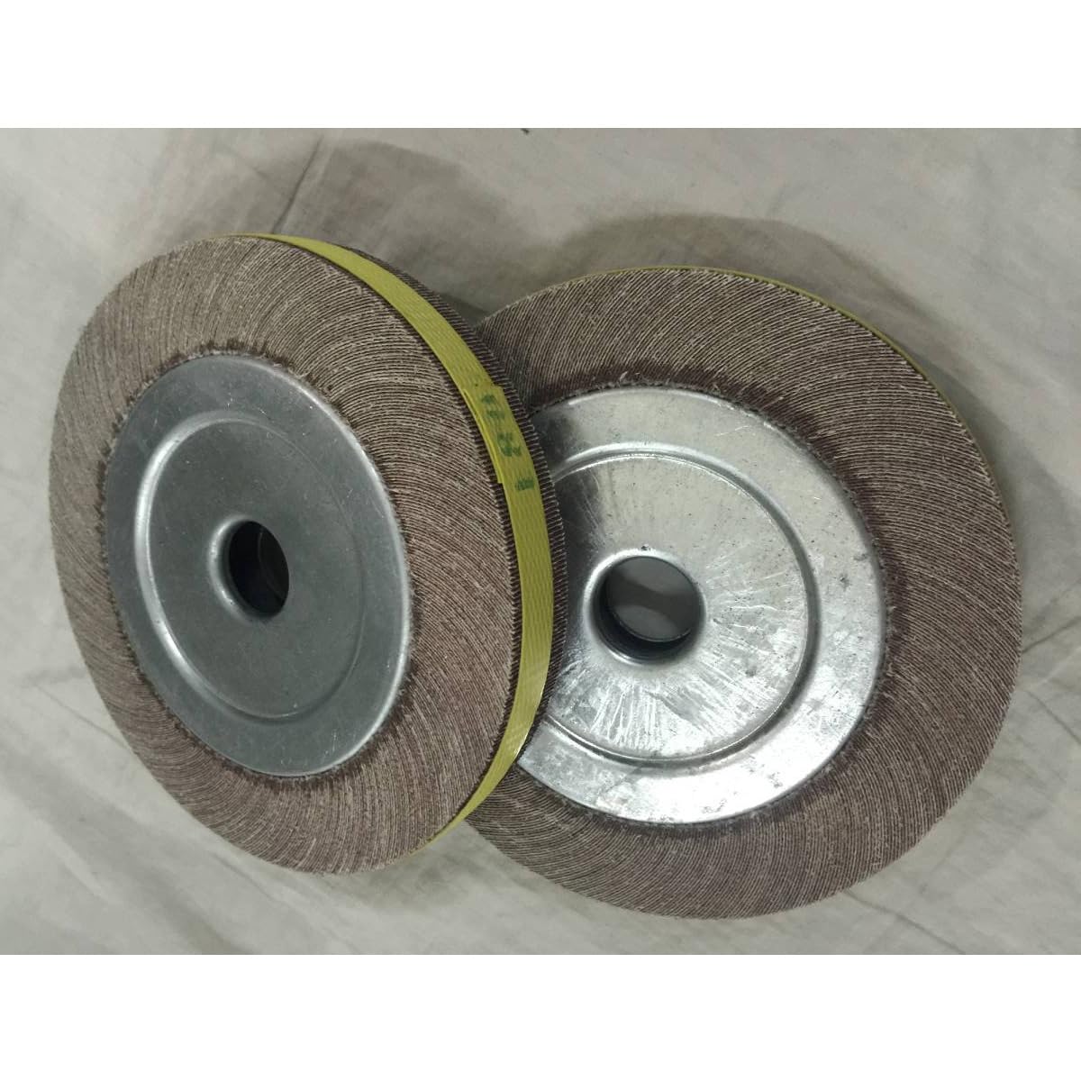 Disque de polissage non tissé 200 mm x 25 mm, grain 180, 240, 320, 400, 600, toile abrasive, fil de nylon, meule à lamelles(240grit)