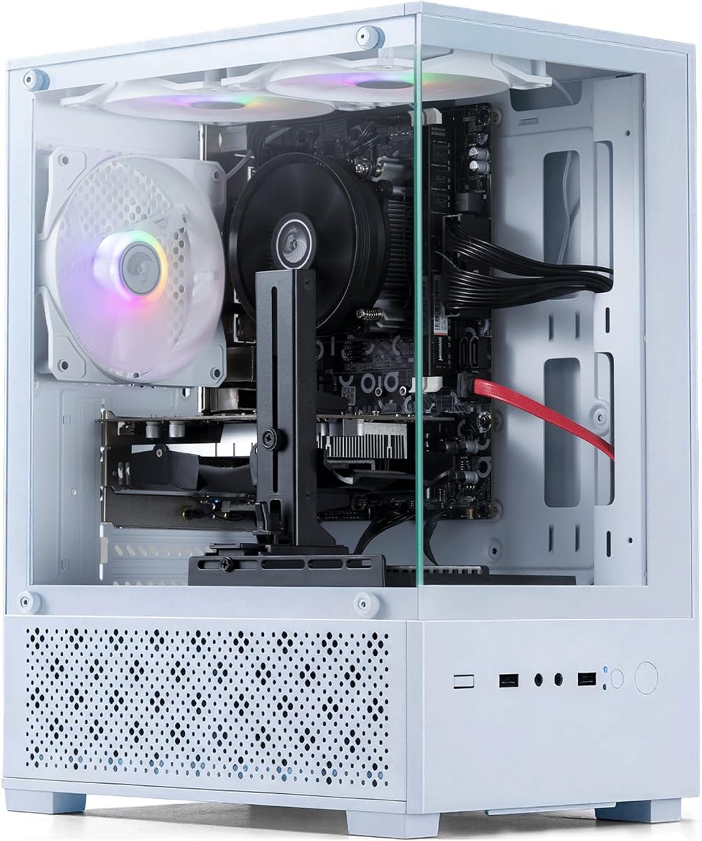 Prebuilt Gaming PC Desktop,Core i5 Tower Computer,R7 350 4G,Win11 | 16GB RAM and 512G SSD,WiFi,Fans×4,Windows 11 Home,Preinstalled for Gaming and Business Daily Office and Home.