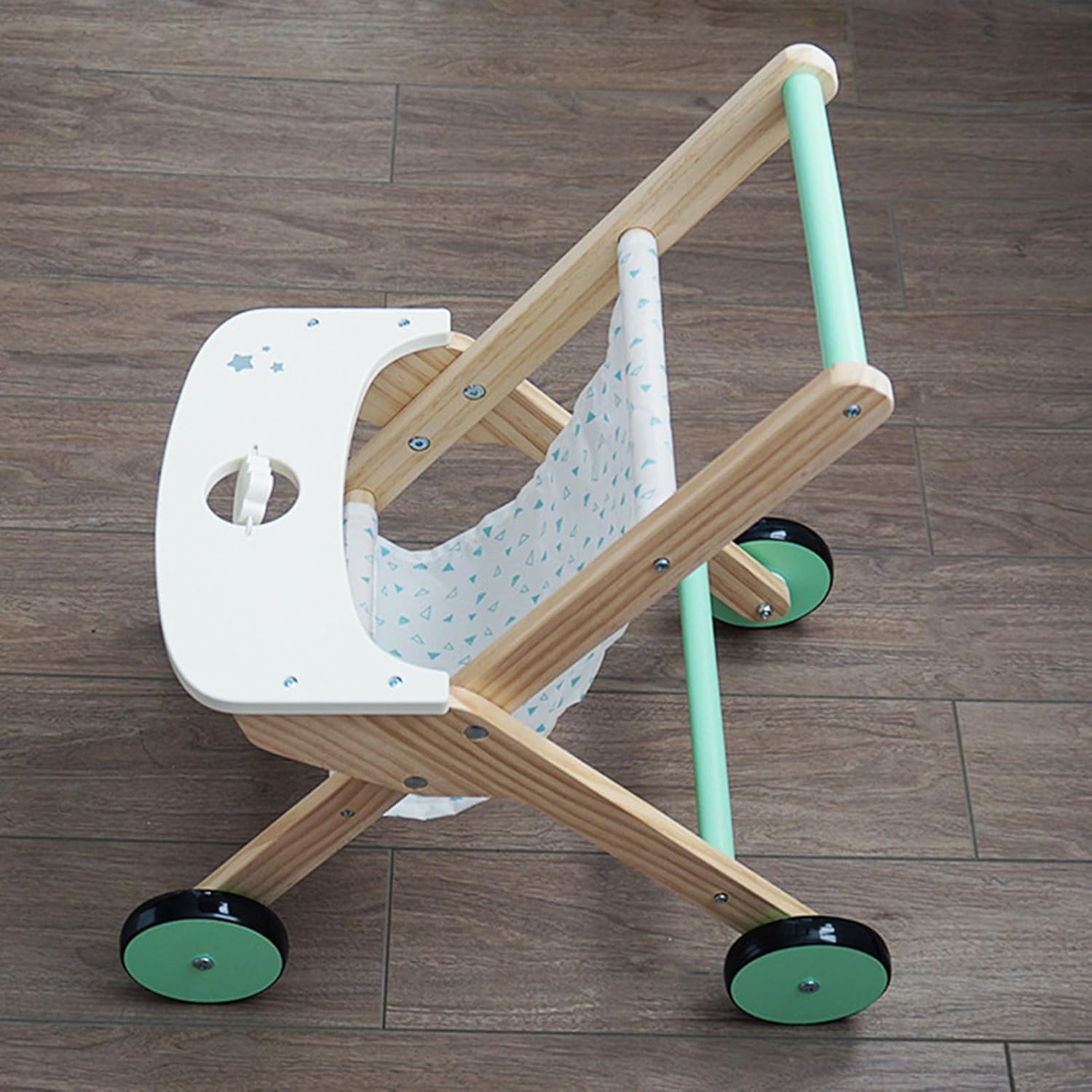 幼児用プッシュウォーカー,ベビー用 人形散歩車 木のおもちゃ - インタラクティブ知育玩具 子供用 男の子用 女の子用 - 誕生日