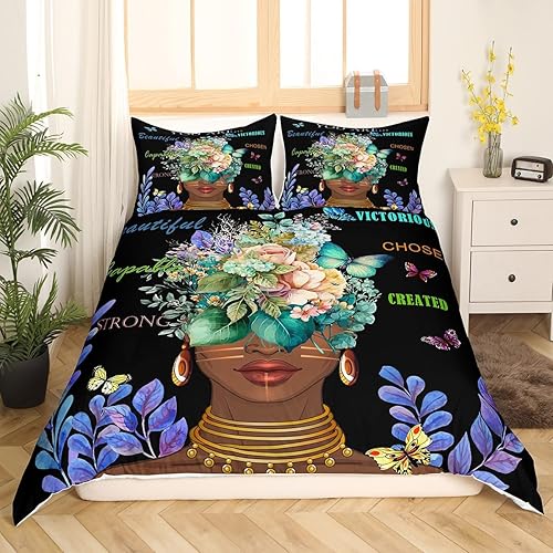 Miniatura 103 de Castle Fairy Juego de funda de edredón de cola de pez de sirena, tamaño Queen, juego de ropa de cama de escamas de sirena de acuarela arcoíris, 3