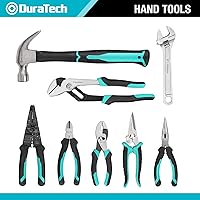 Vista 2 de DURATECH Juego de 269 herramientas manuales para reparación del hogar, kit de herramientas manuales mecánicas de uso diario con bolsa