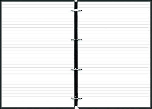 Miniatura 3 de Filofax Portapapeles, tamaño A4, colección clásica monocromática, cuaderno recargable, negro (B144000)