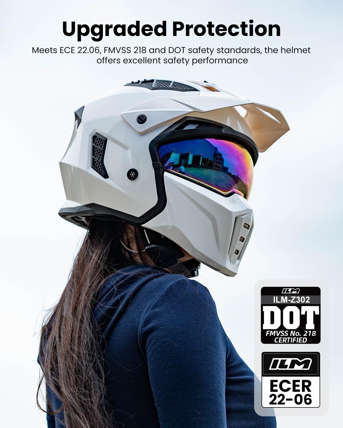 Casque Moto Adulte Casque De S - Auto