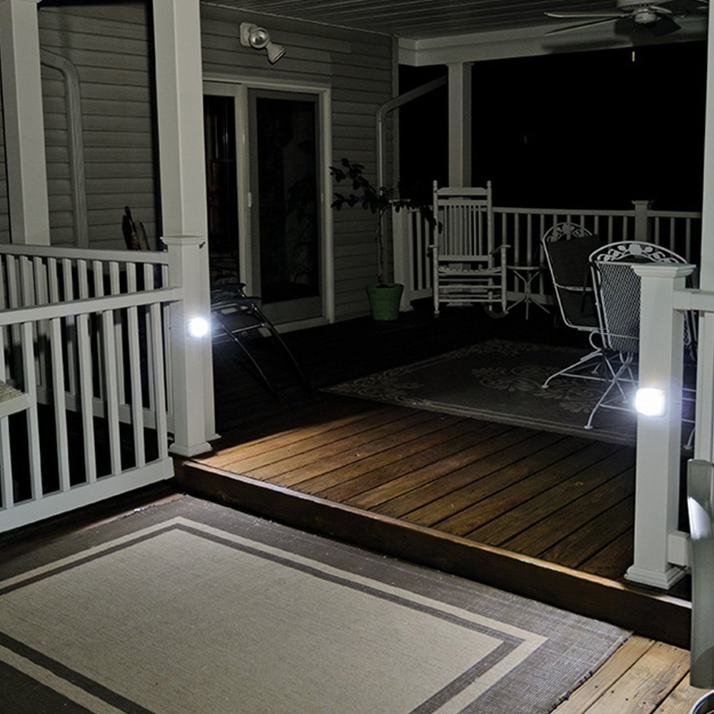 Brown Wireless Motion Sensing LED Step Light