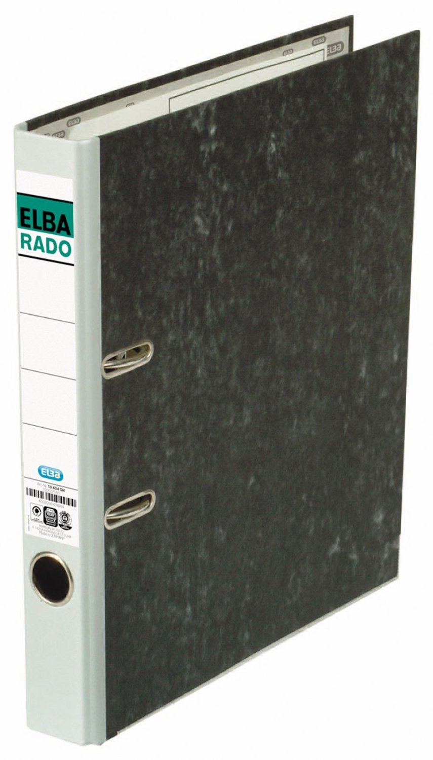 Elba Rado Ring Binder/Folder, Clouded Marble A4, Narrow (1 Item) Grey