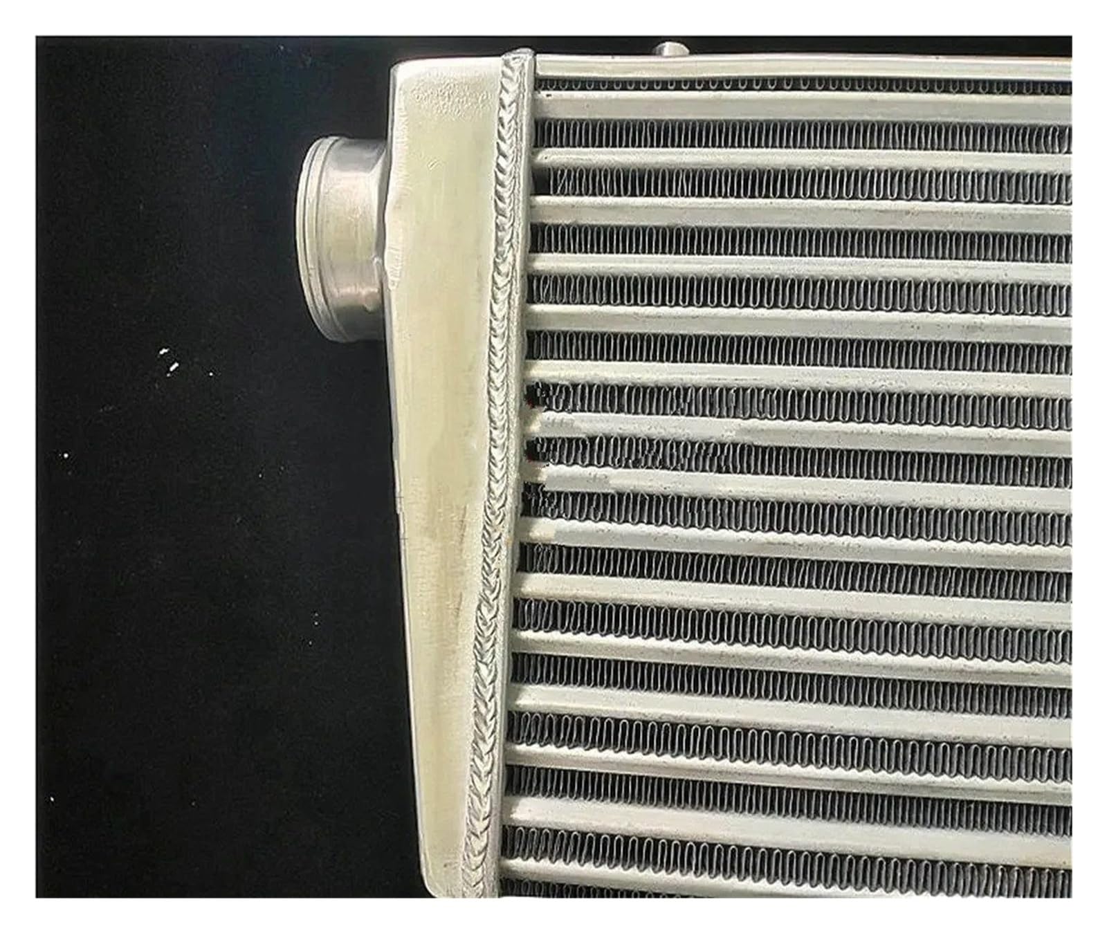 Intercooler Montaje Superior Intercooler De Aluminio Universal Montaje Frontal, 460x300x76mm, 76mm, Salida Entrada 3" Para Diseño Aleta