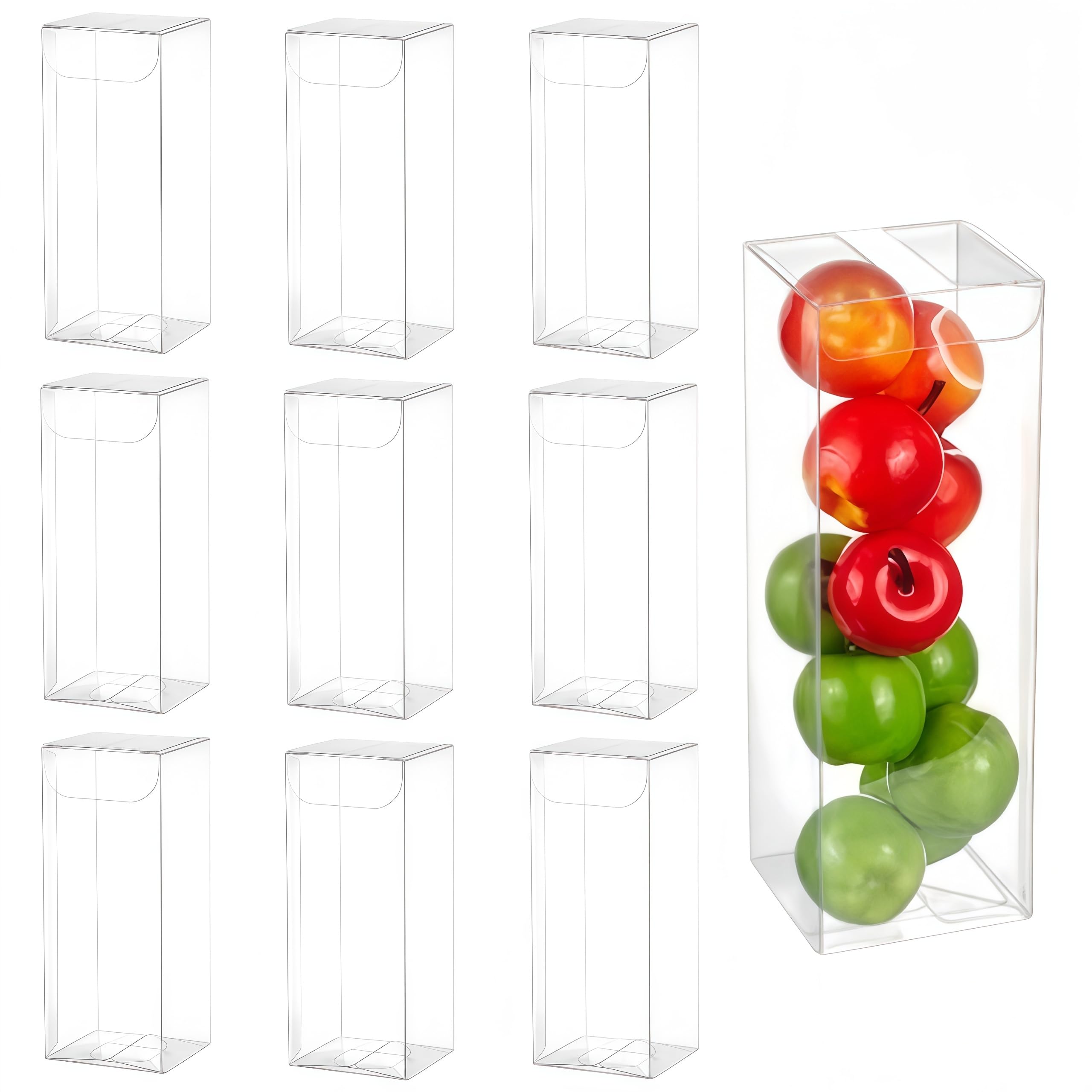 Cabilock Scatole Per Caramelle In Pvc Bianco Con Finestra Trasparente Scatole Regalo Forma Di Cuore Per Torte Adatte Molteplici Occasioni Per