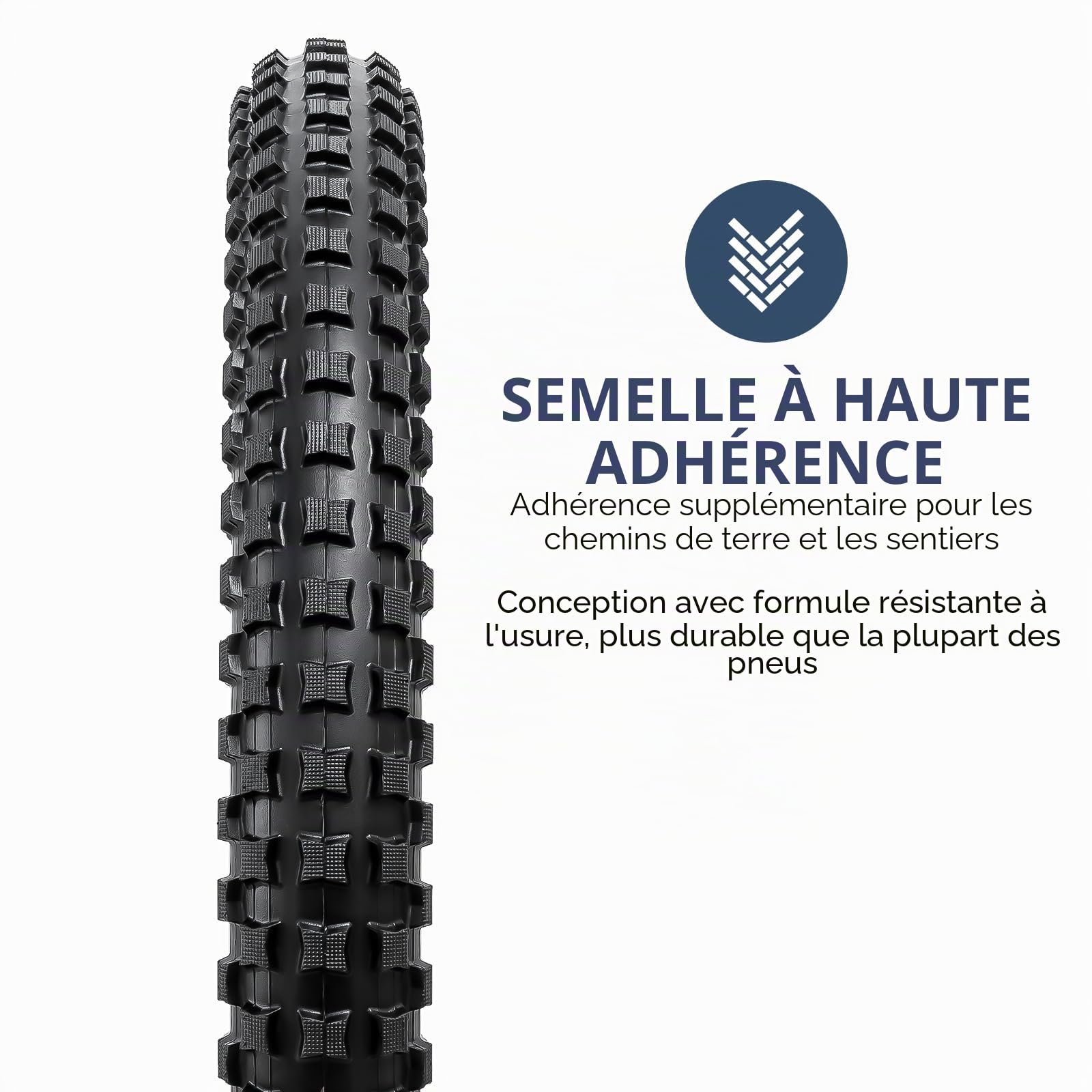 YunSCM 2PCS 20 Pouces Pneu Pliable 20X2.35 58-406 et 20 Pouces Chambre à air AV32mm Schrader Valve Compatible vélos de Course, VTT, vélos de Ville 20X2.30 20X2.35 20X2.40 Pneu vélo et Chambre à air