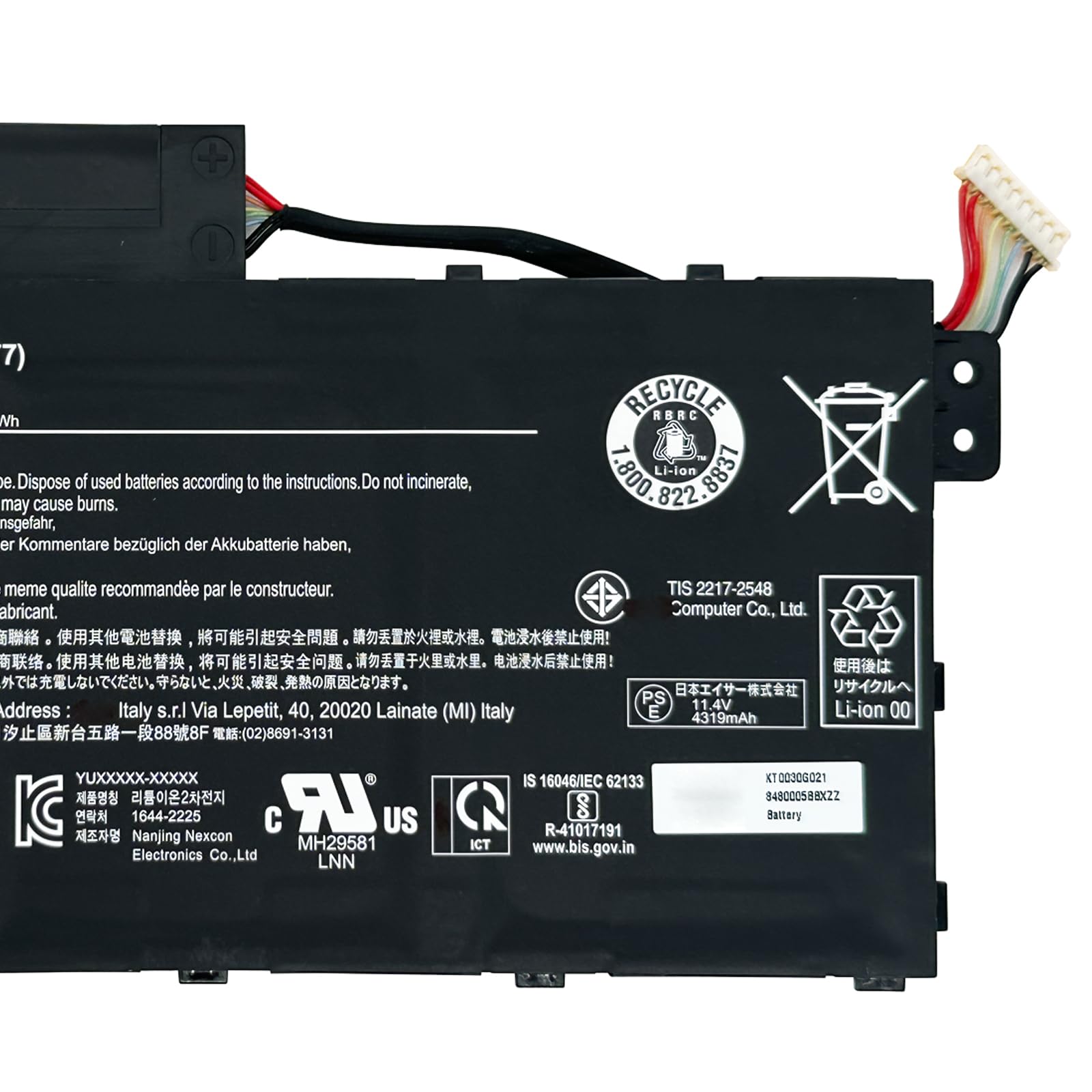 Amazon.com: EPYOBW AP18H8L Laptop Battery 51.47Wh 3-Cell 11.4V