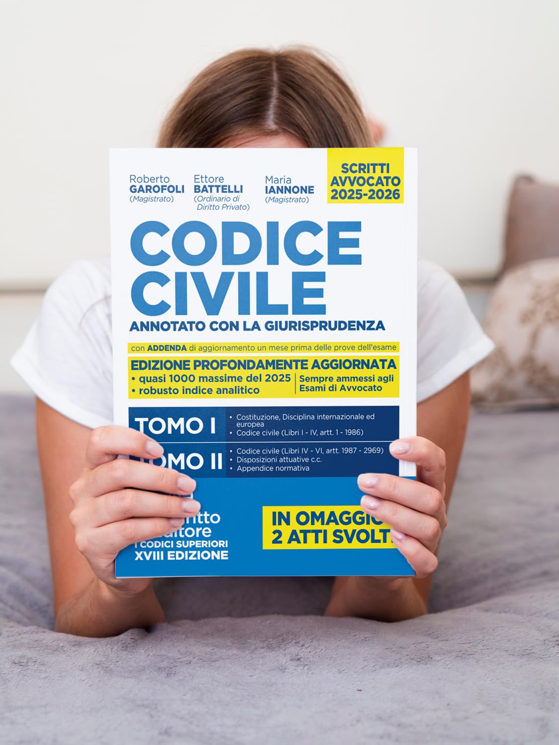 Codice Civile annotato con la giurisprudenza per l'Esame di avvocato 2025-2026 in 2 tomi