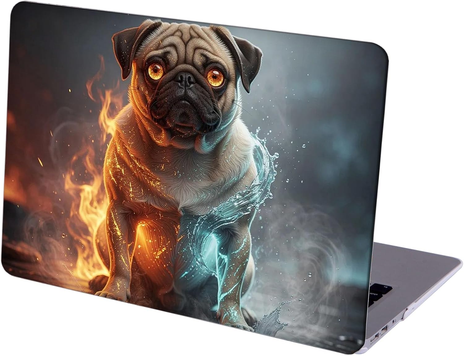 Compatible with MacBook Neo 13-inch, Hard Shell Case with Keyboard Cover and Screen Protector (A3404 A18 Pro chip, 2026 Release) - Pug MC22734