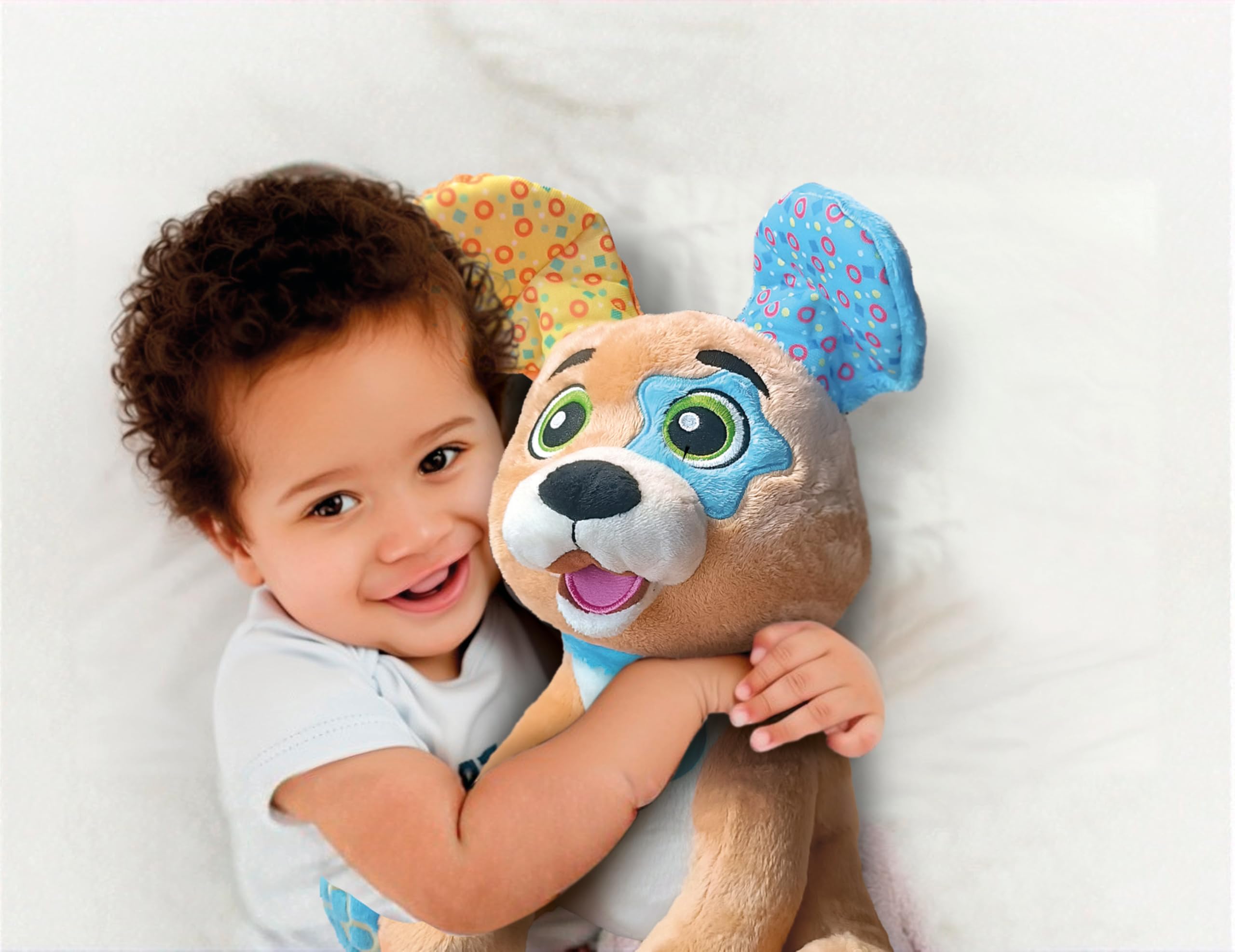 Clementoni | Choco, Le Chiot Rigolo – Jouet Interactif pour Bébés 10 Mois+ | Apprentissage Lettres et Chiffres | Chansons, Mélodies et Sons Parlants | Peluche Éducative | Idée Cadeau