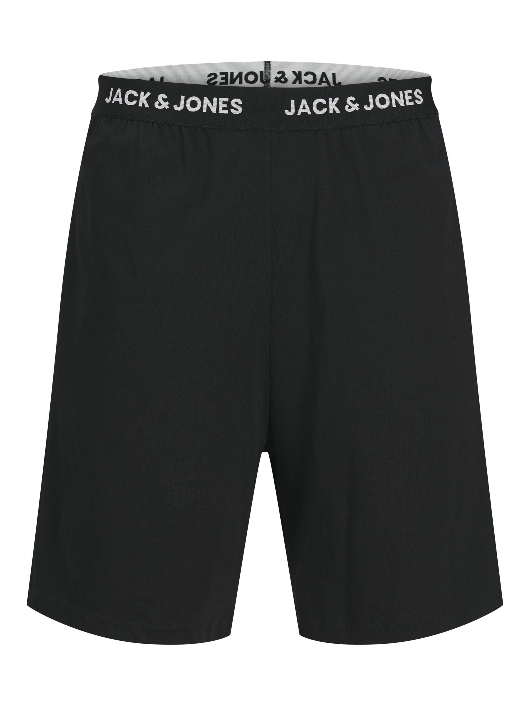 JACK & JONES Men's Jacomaha Shorts, Black, S