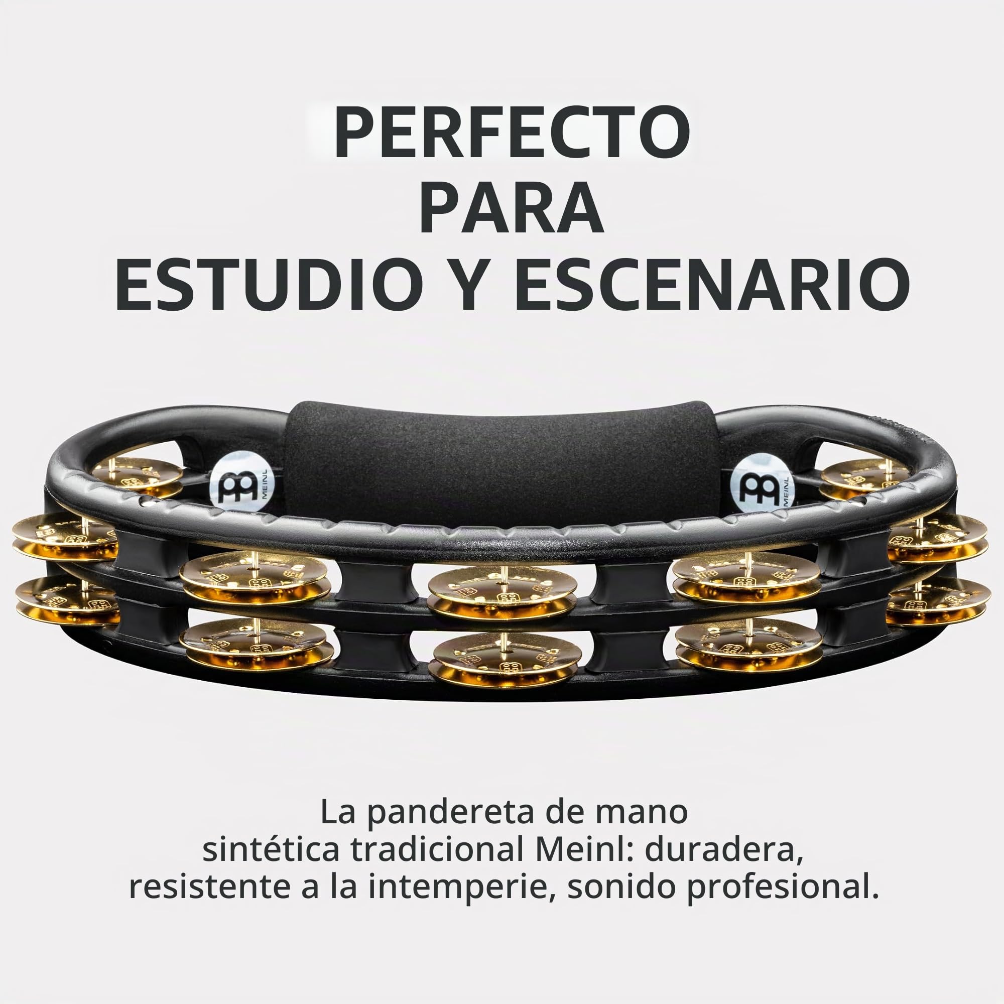 Meinl TMT1B-BK - Pandereta, Lunas negras