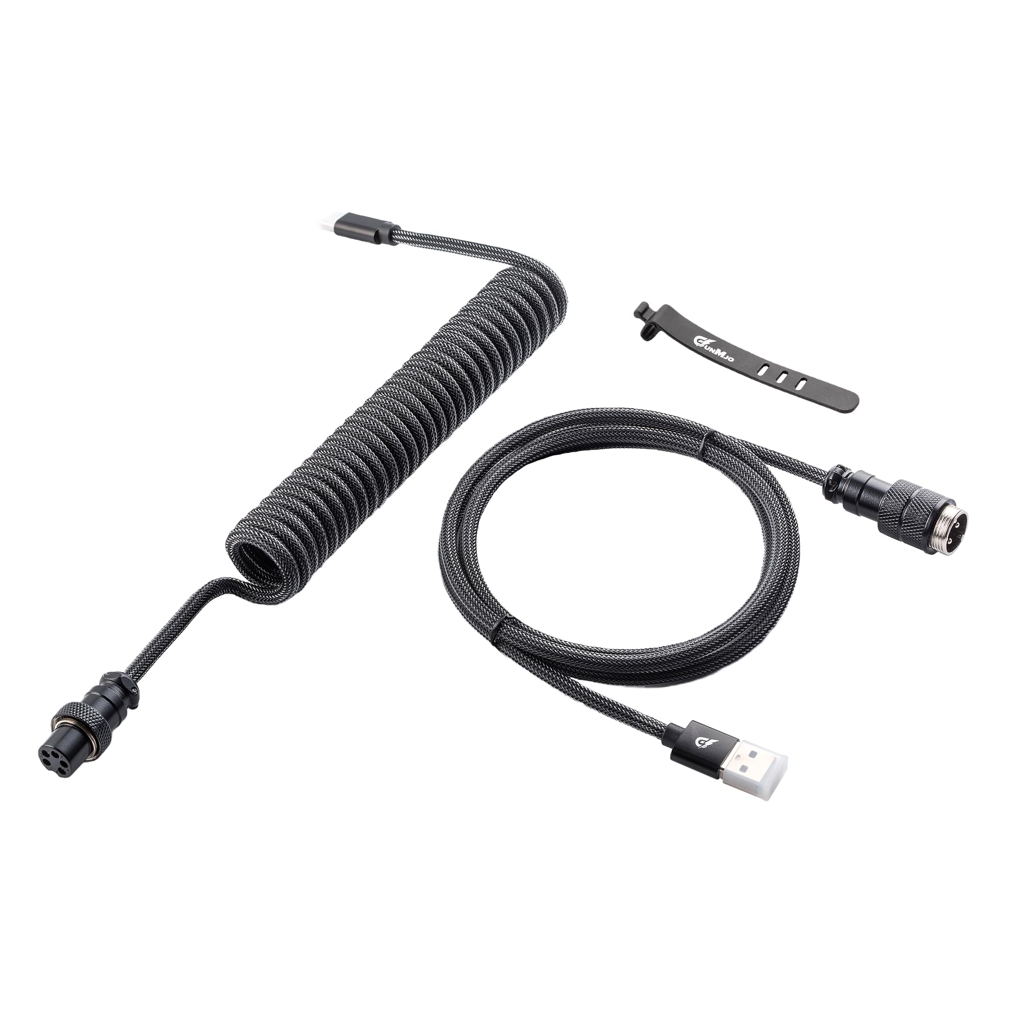 Amazon.com: GUNMJO Pro Custom Coiled USB C Cable for Gaming