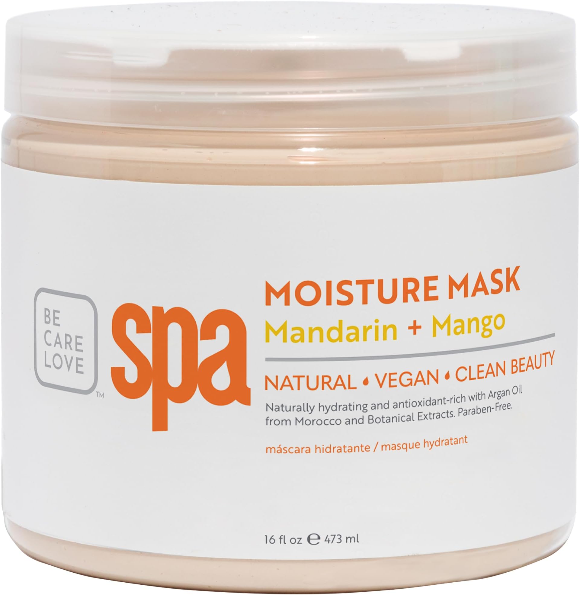 BCL SPA Moisture Mask Mandarin + Mango,16 oz
